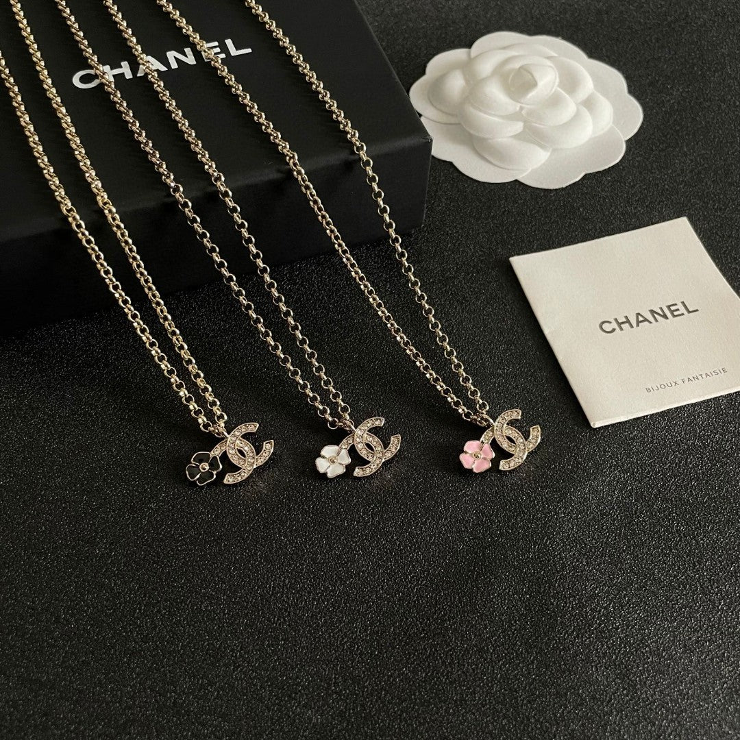 Chanel Interlocking C Camellia Necklace - album image 10