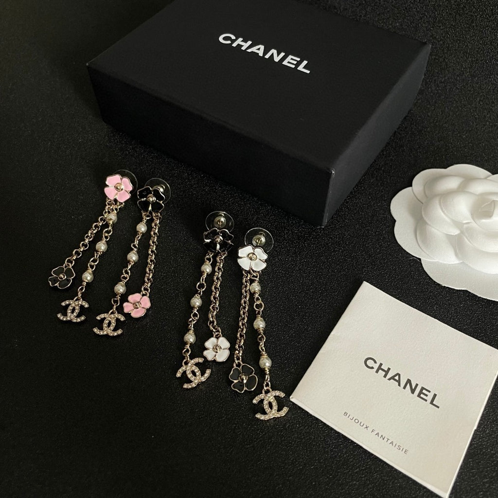 Chanel Interlocking C Camellia Earrings - album image 10