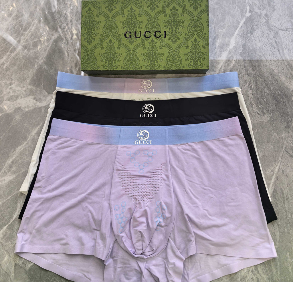 Gucci Boxed Underwear with colored lettering - 3-Piece Box - image 5