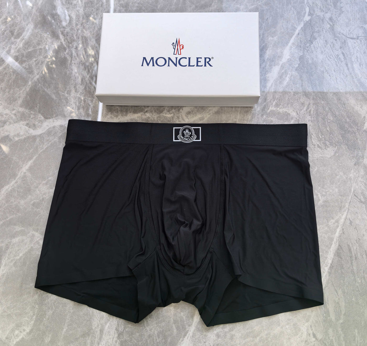 Moncler lavender contrast waist boxer briefs - view 2