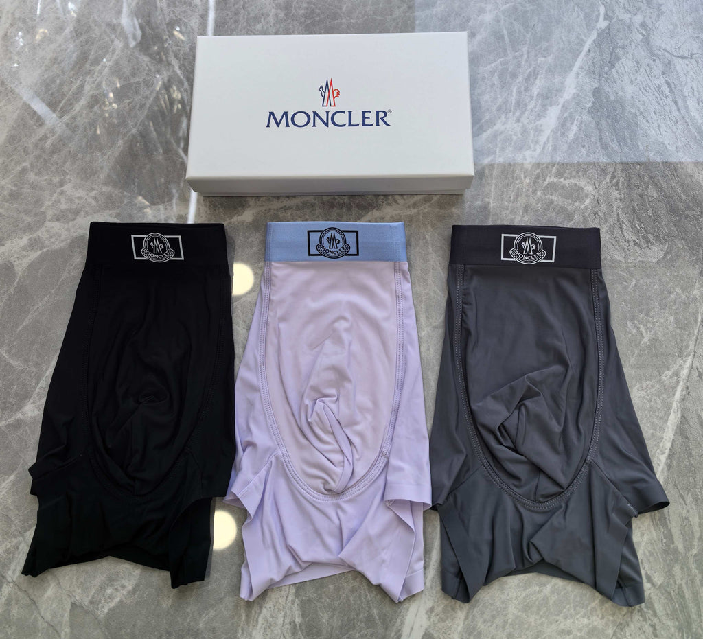 Moncler lavender contrast waist boxer briefs - view 5