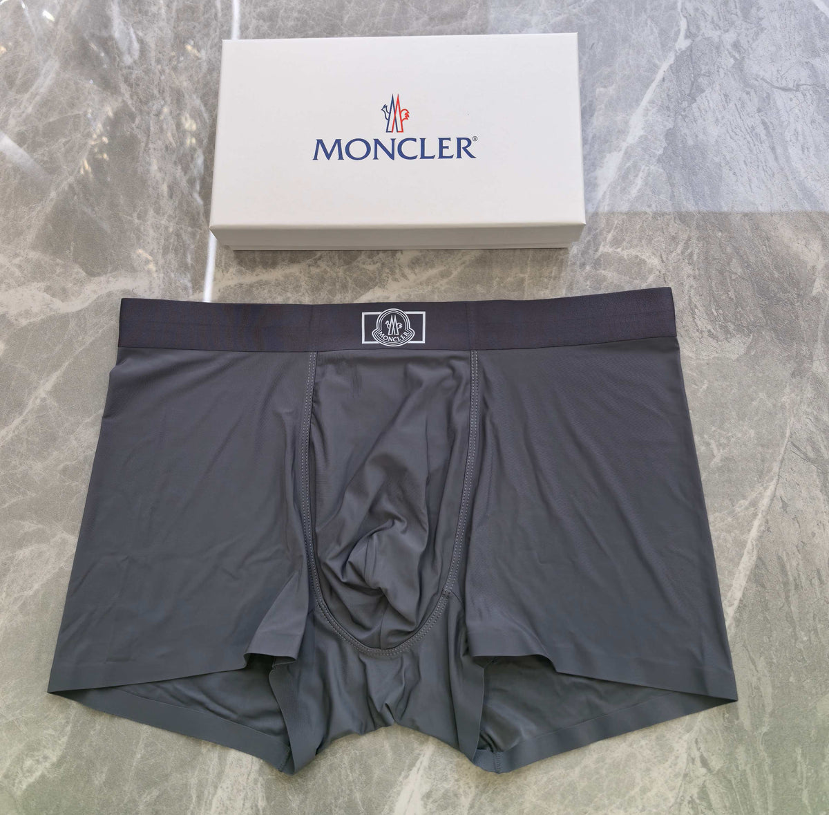 Moncler lavender contrast waist boxer briefs - view 3