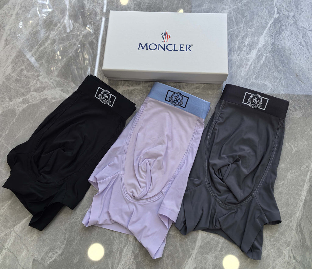 Moncler lavender contrast waist boxer briefs - view 6