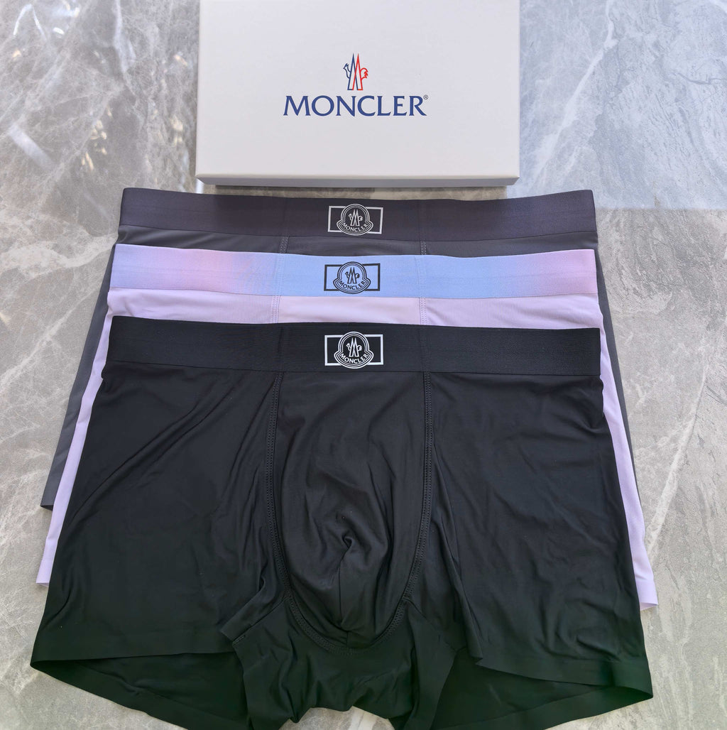 Moncler lavender contrast waist boxer briefs - view 8
