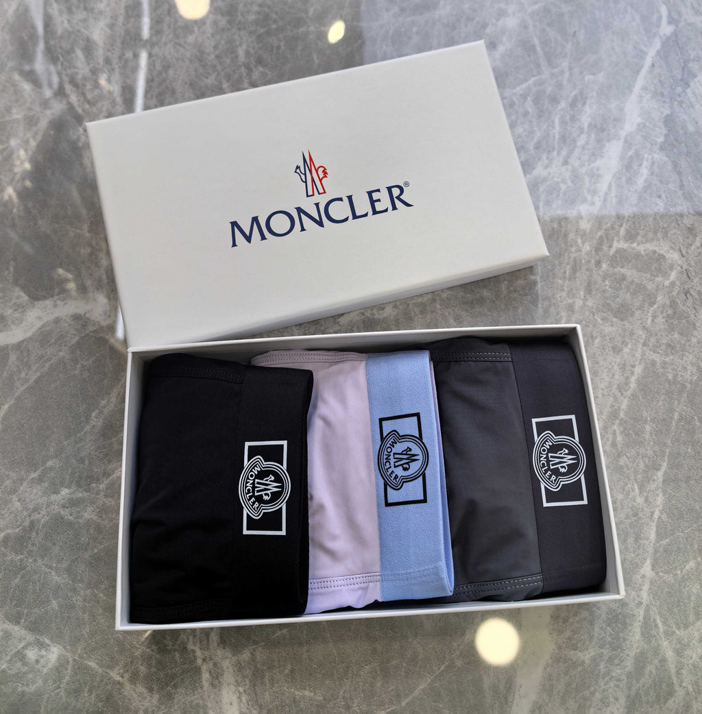 Moncler lavender contrast waist boxer briefs - view 7