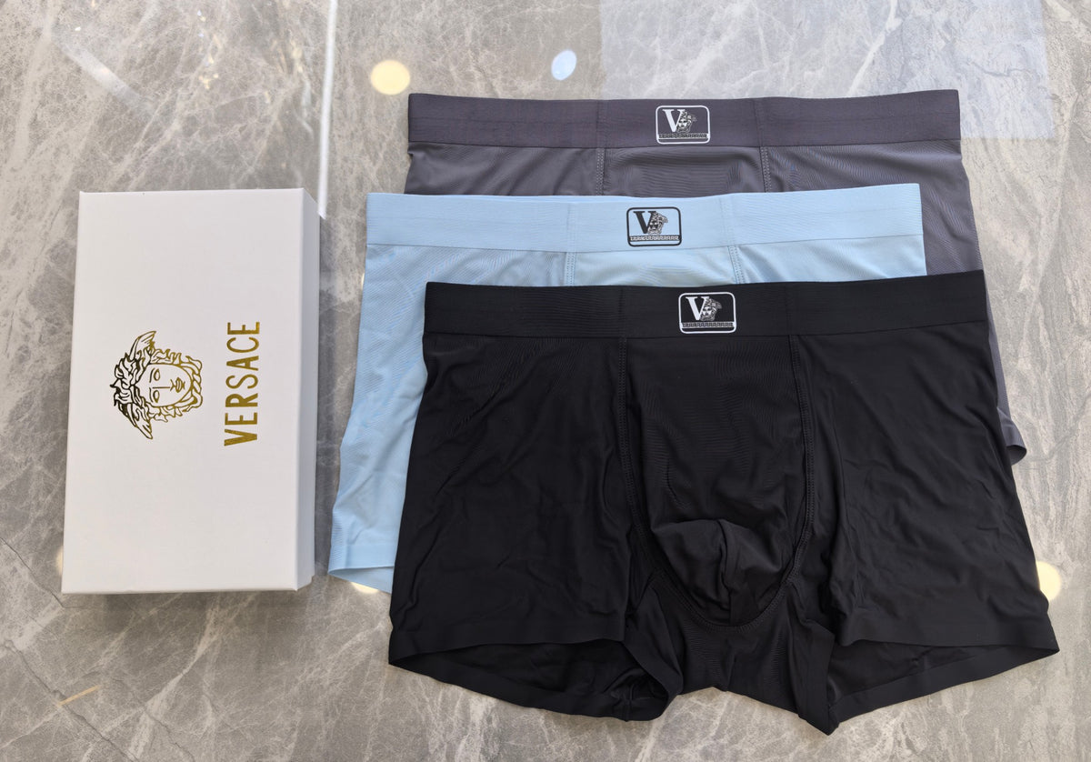 Versace square waist accent boxer briefs - view 3