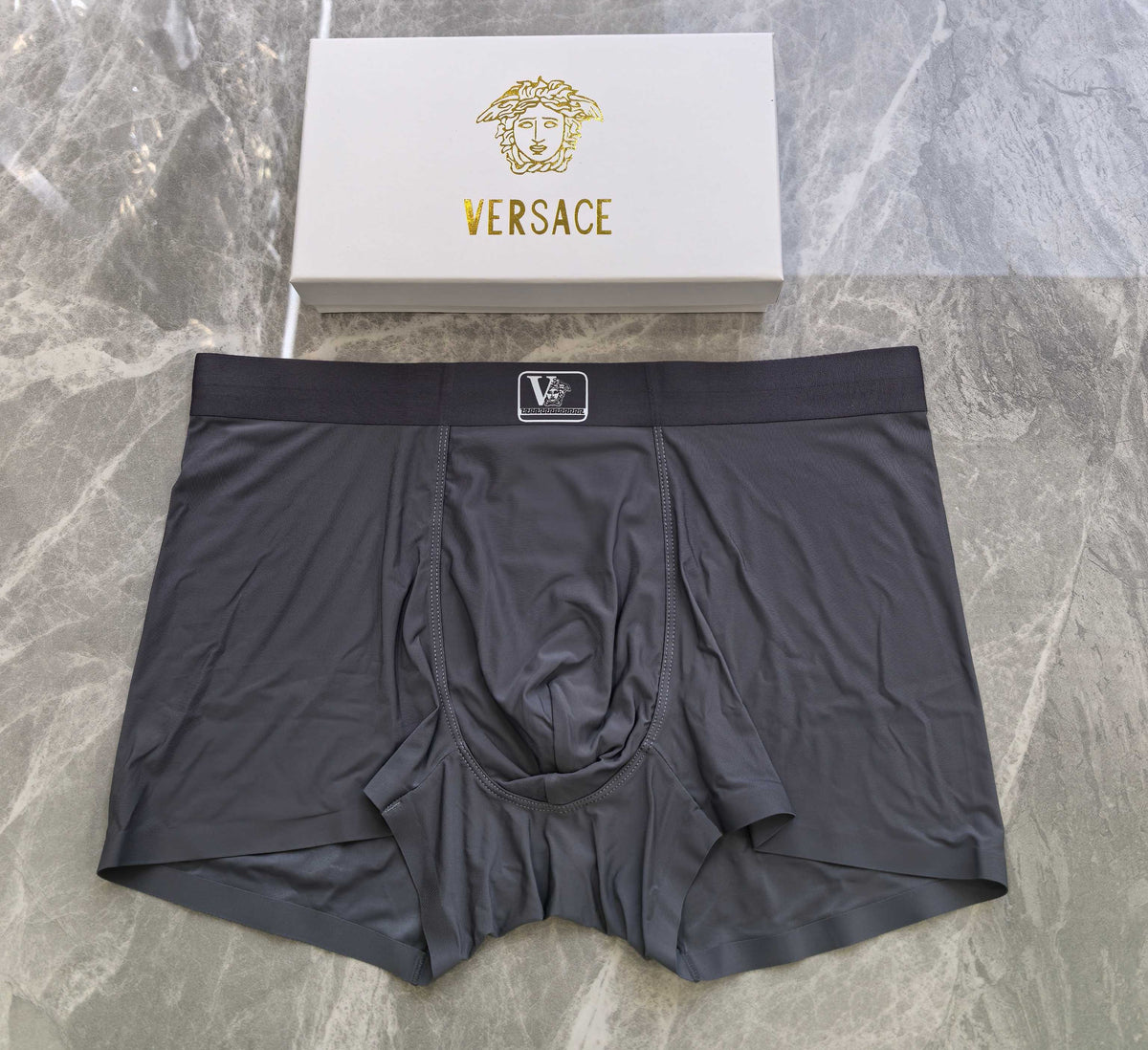 Versace square waist accent boxer briefs - view 2
