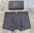 Prada dark gray small waist emblem boxer briefs - view 1
