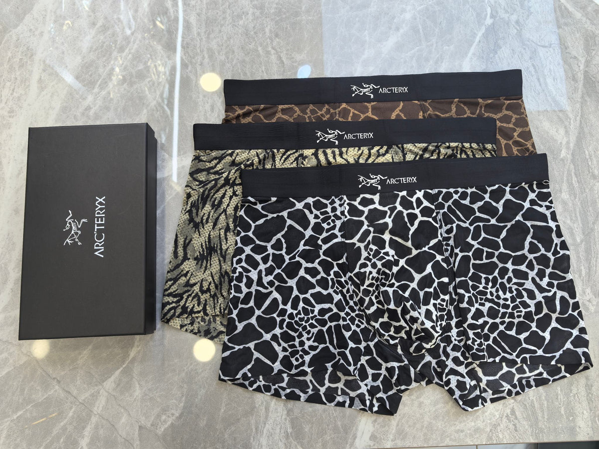 Arcteryx black white crackle print boxer briefs - view 4