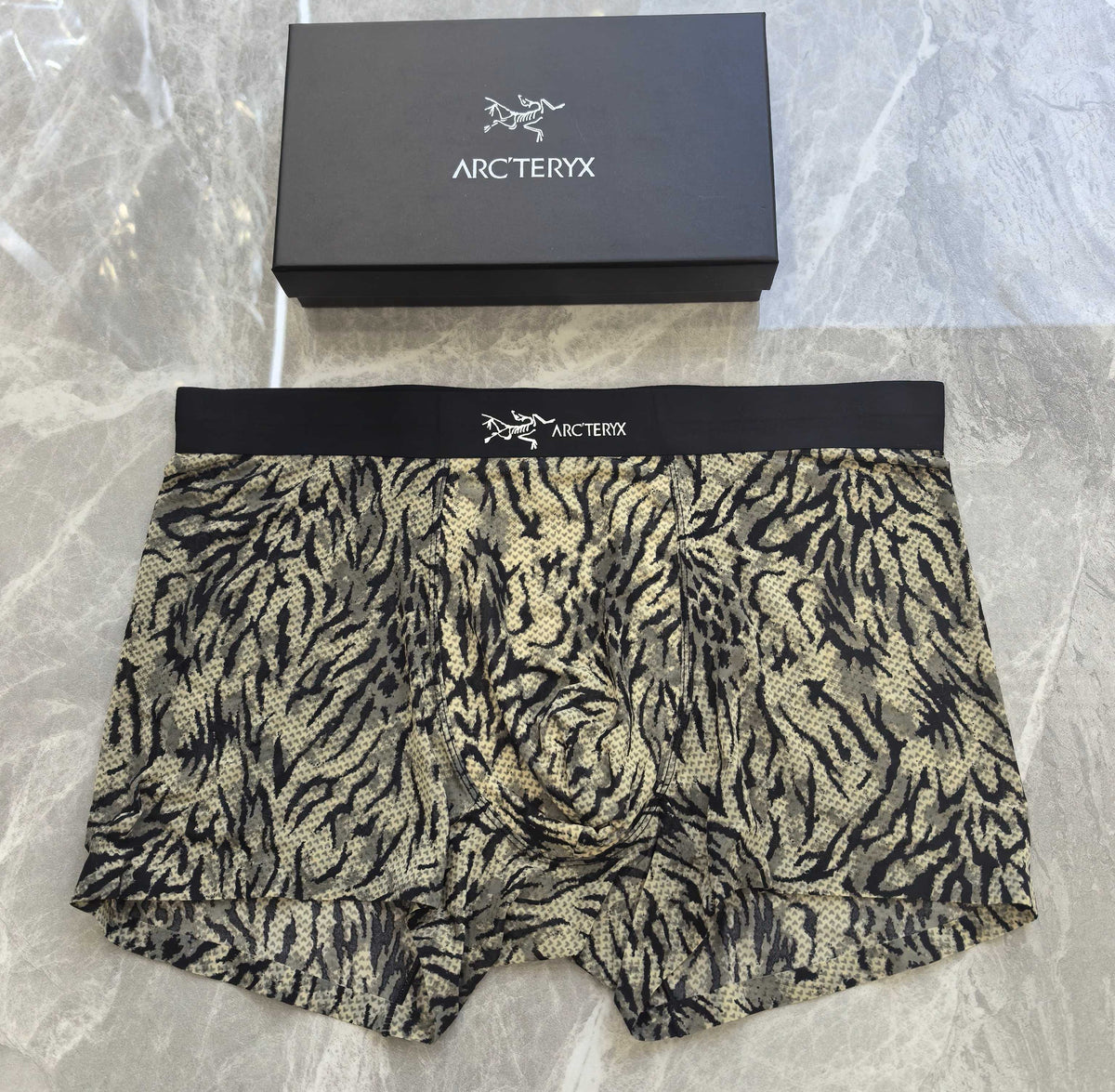 Arcteryx black white crackle print boxer briefs - view 2