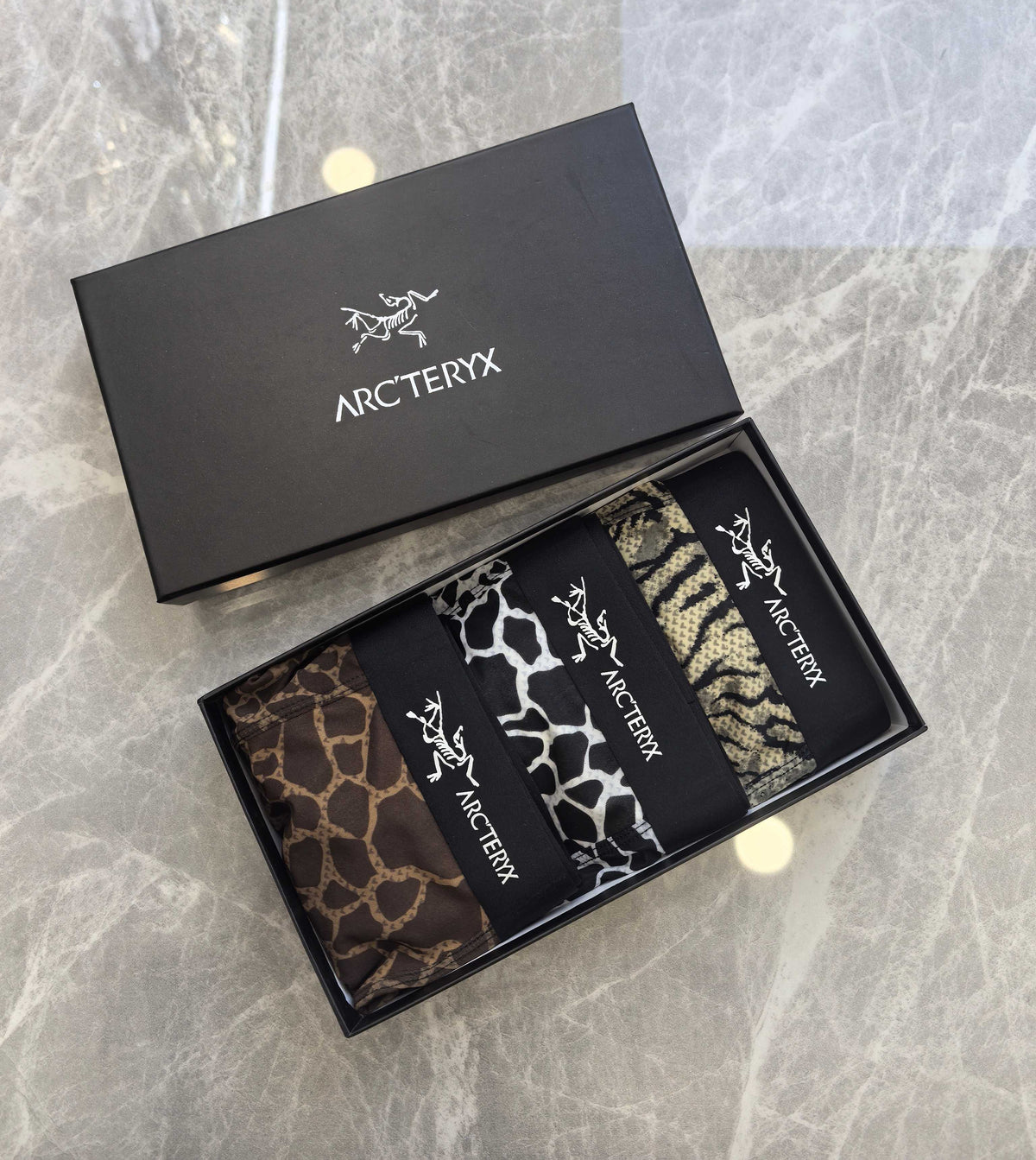 Arcteryx black white crackle print boxer briefs - view 9