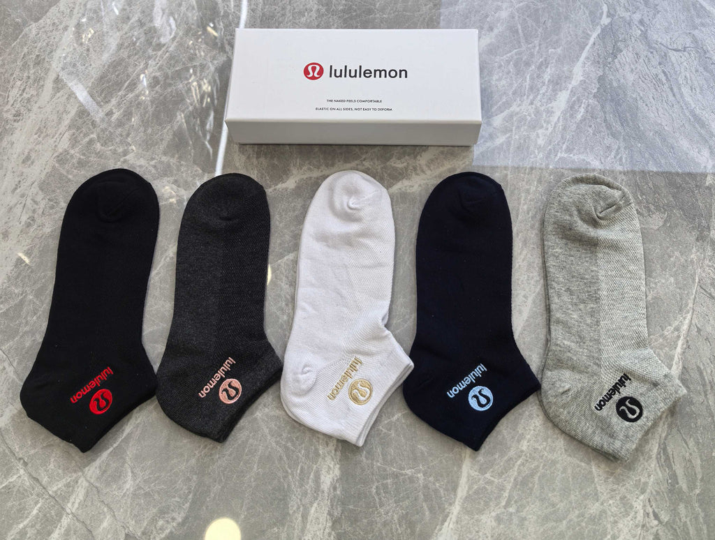 Lululemon colored emblem neutrals ankle socks - view 7