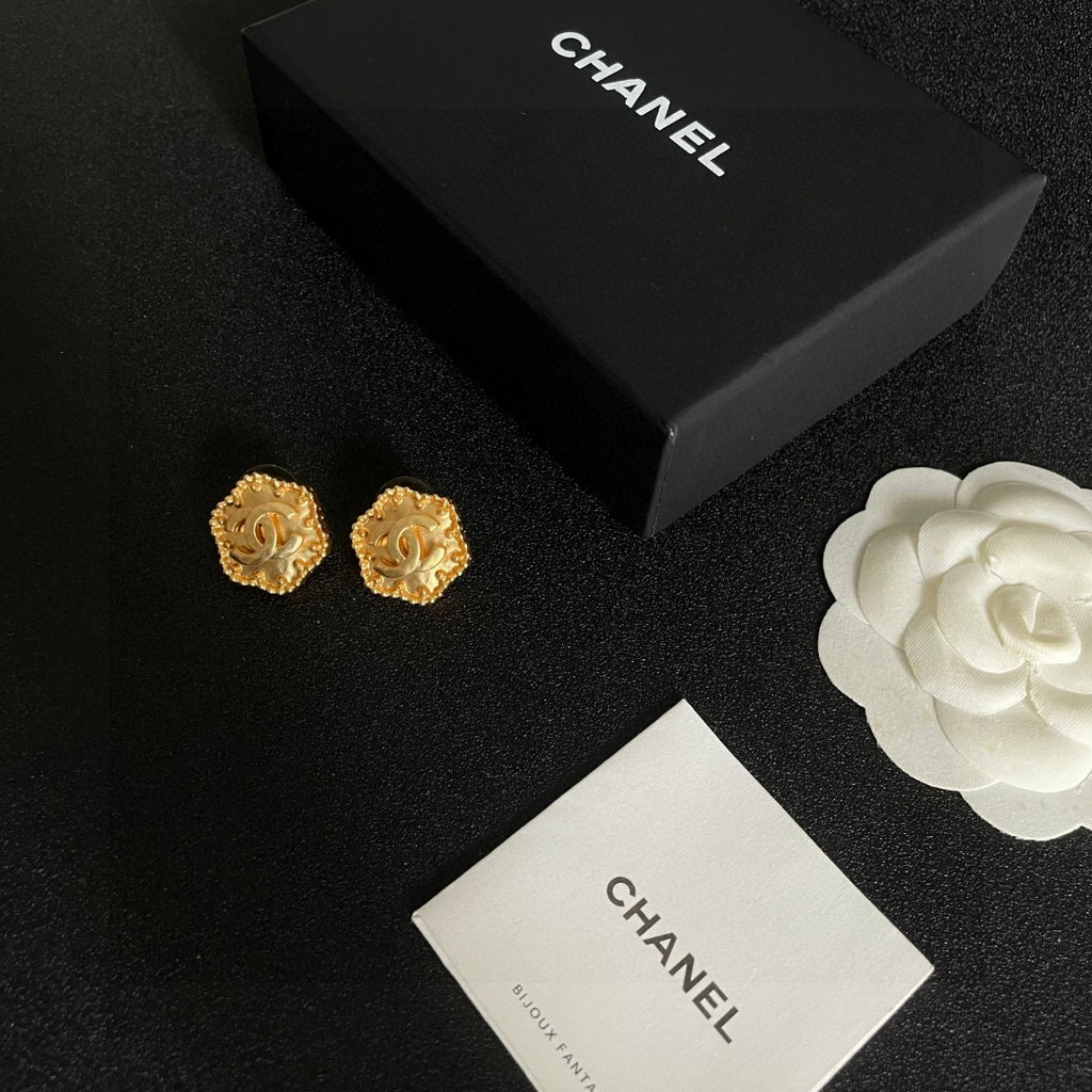Chanel Interlocking C Stud Earrings - album image 5