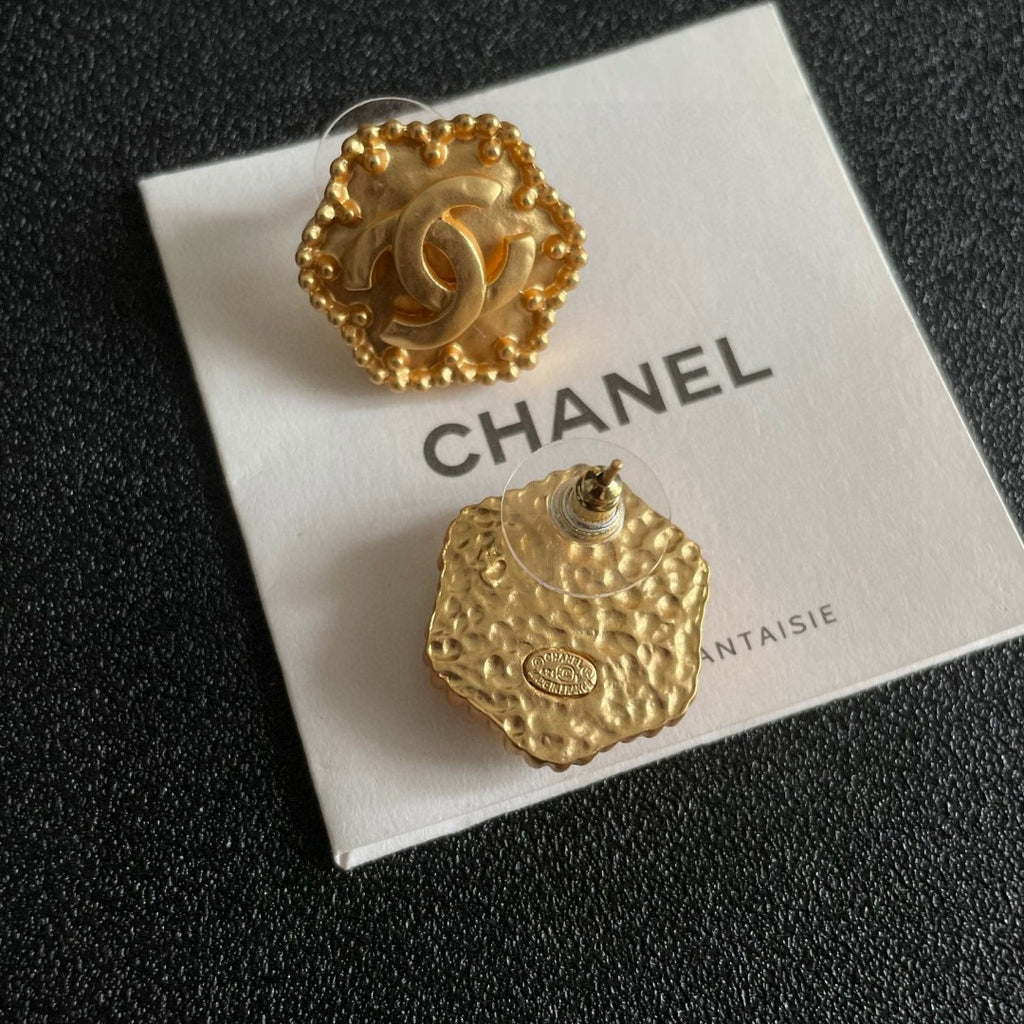 Chanel Interlocking C Stud Earrings - album image 7