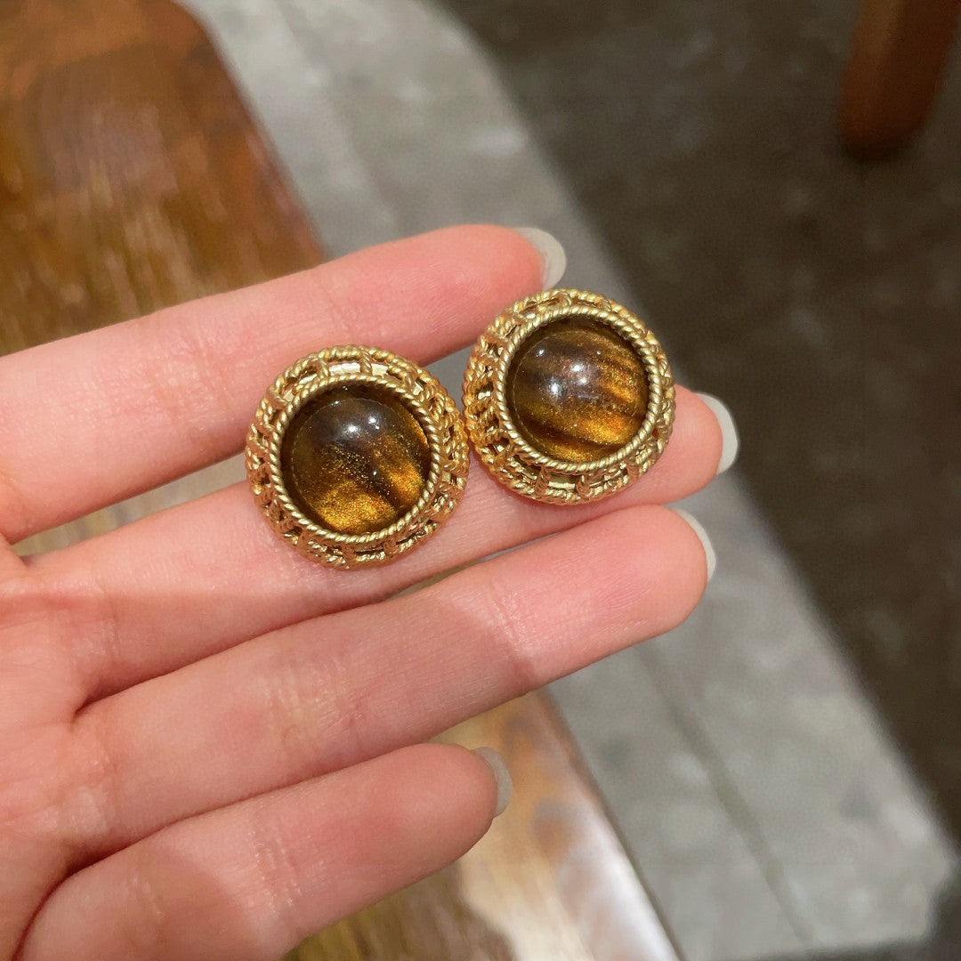 Chanel Interlocking C Stud Earrings - album image 4