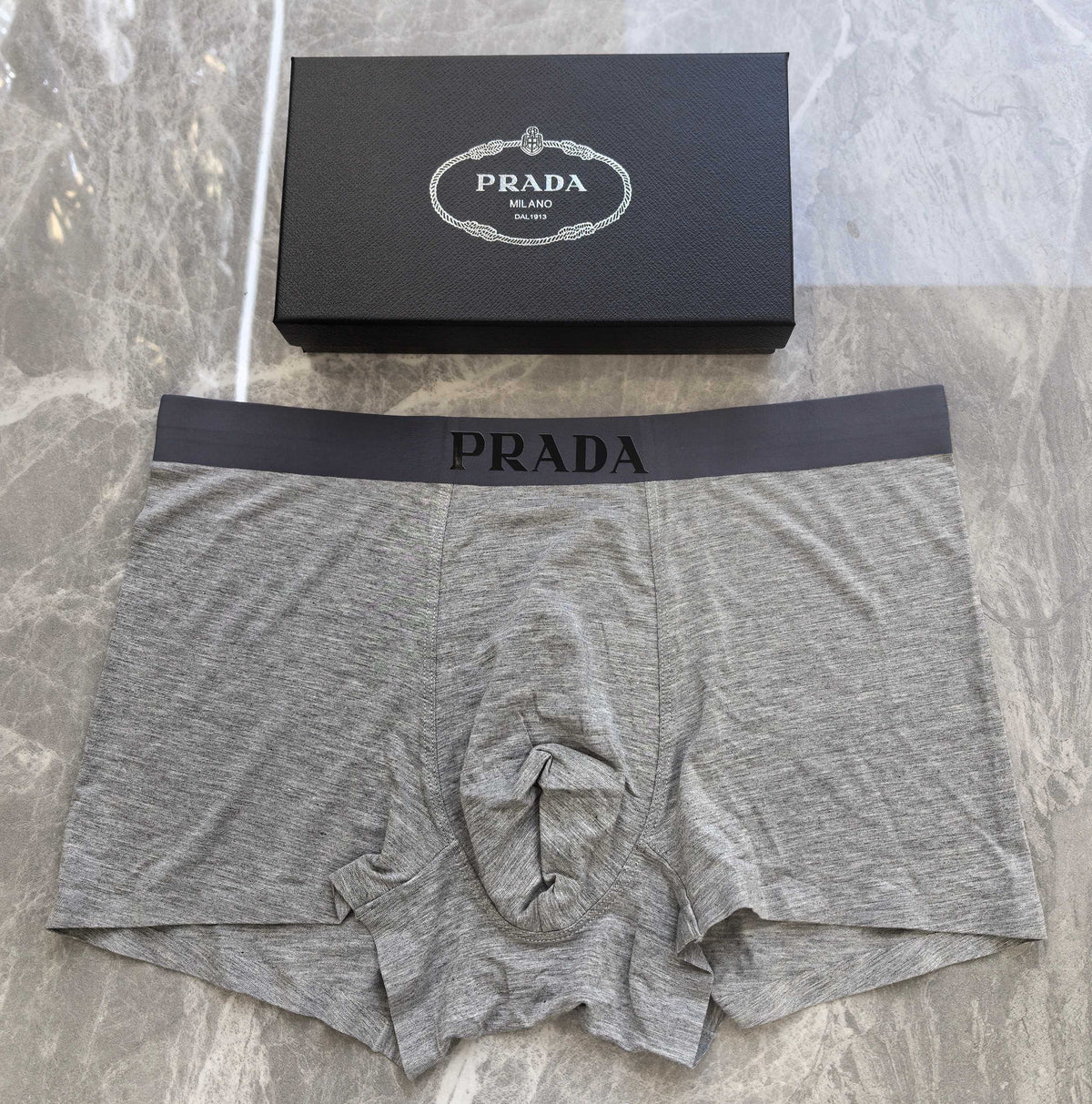 Prada contrast lettered waist boxer briefs - view 3