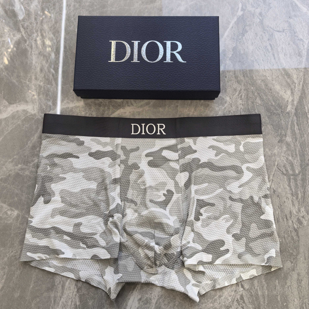 Dior dark camouflage pattern boxer briefs - view 2