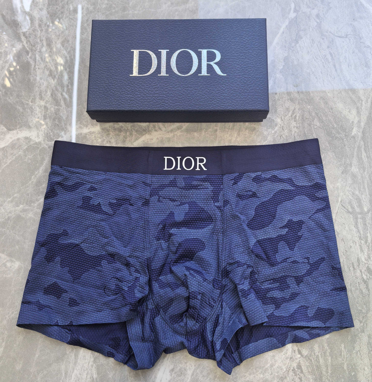 Dior dark camouflage pattern boxer briefs - view 3