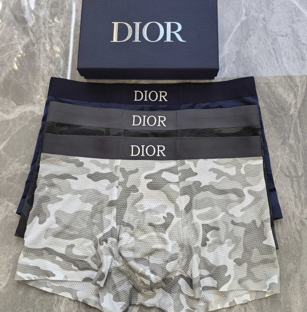 Dior dark camouflage pattern boxer briefs - view 4