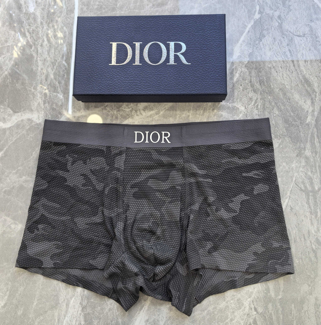 Dior dark camouflage pattern boxer briefs - view 1