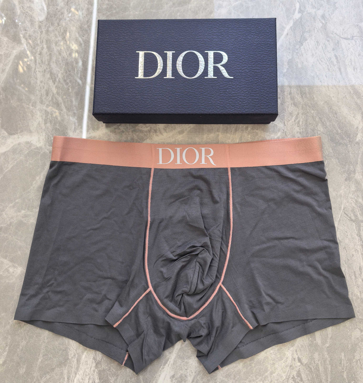 Dior contrast seam waist boxer briefs - view 1
