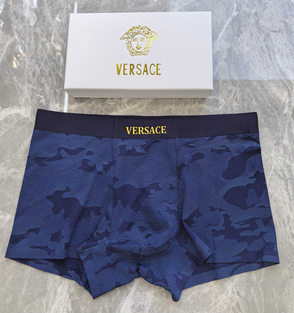 Versace blue camouflage waist boxer briefs - view 1