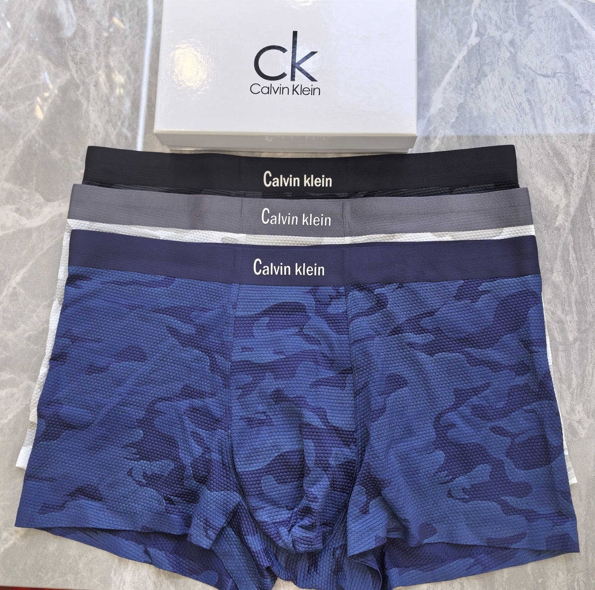 Calvin Klein Dark Camouflage Boxer Briefs - 3-Piece Box - image 3