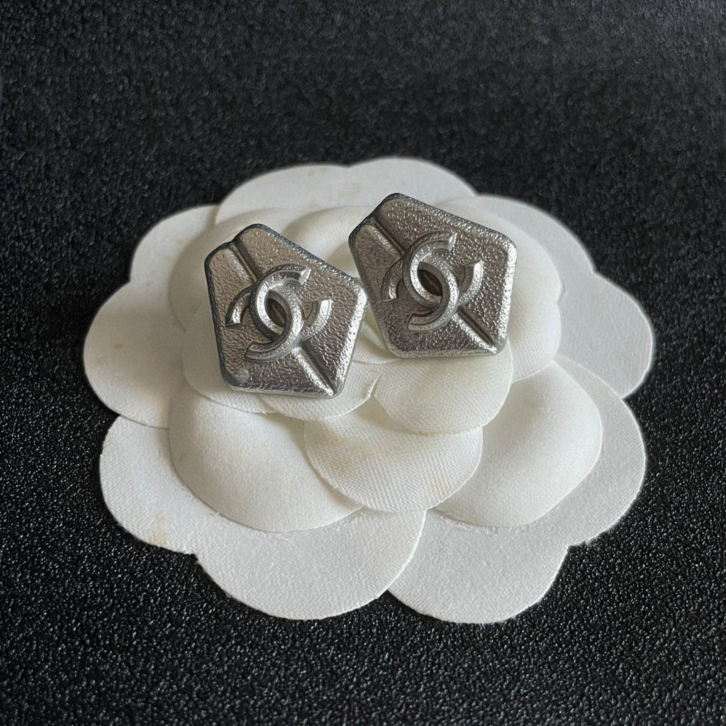 Chanel Interlocking C Stud Earrings - album image 8