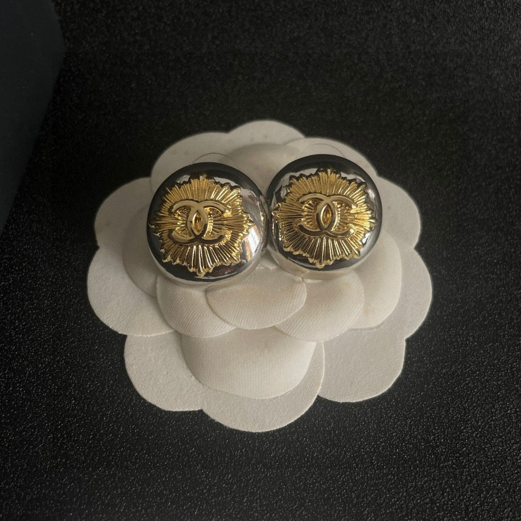 Chanel Interlocking C Stud Earrings - album image 8