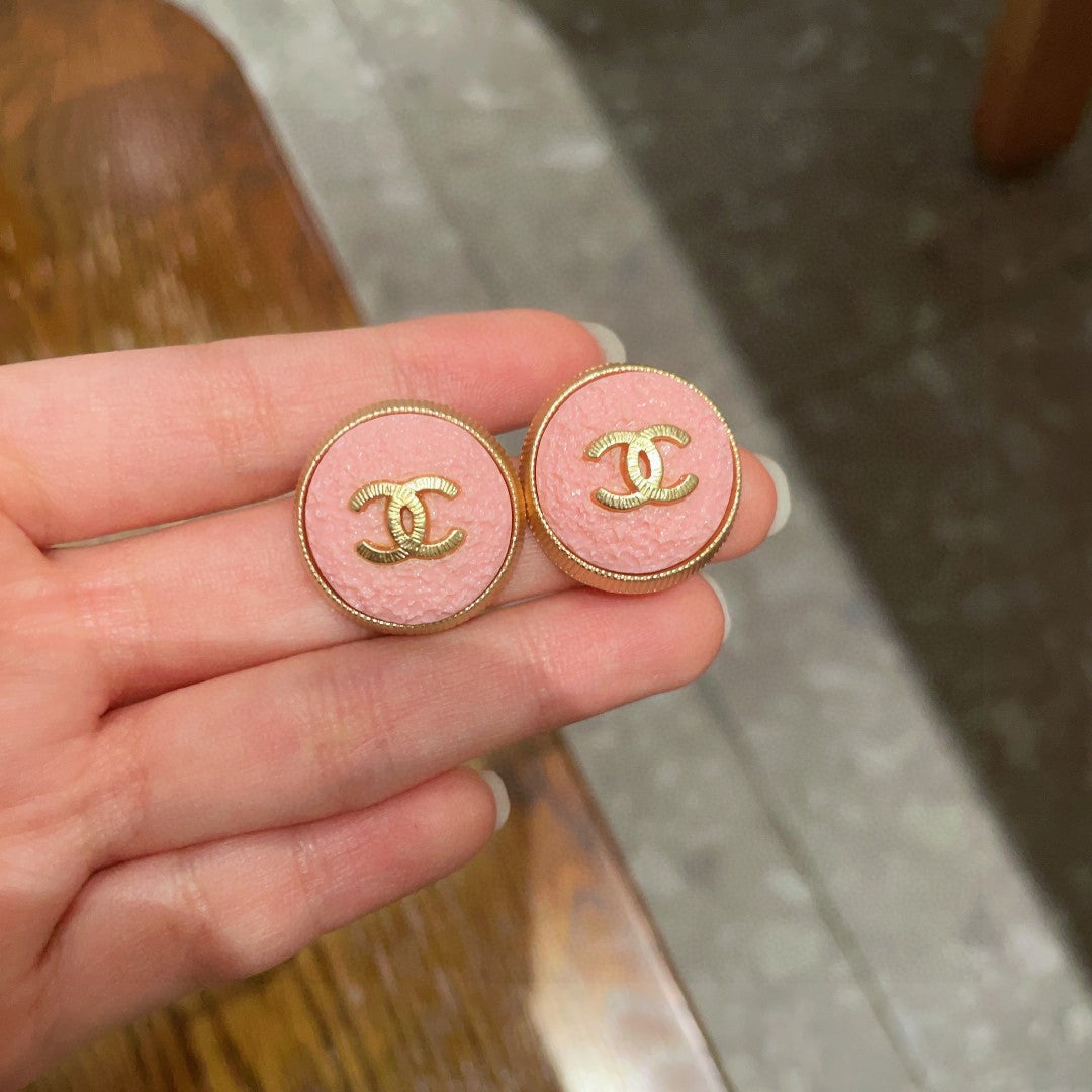 Chanel Interlocking C Stud Earrings - album image 4