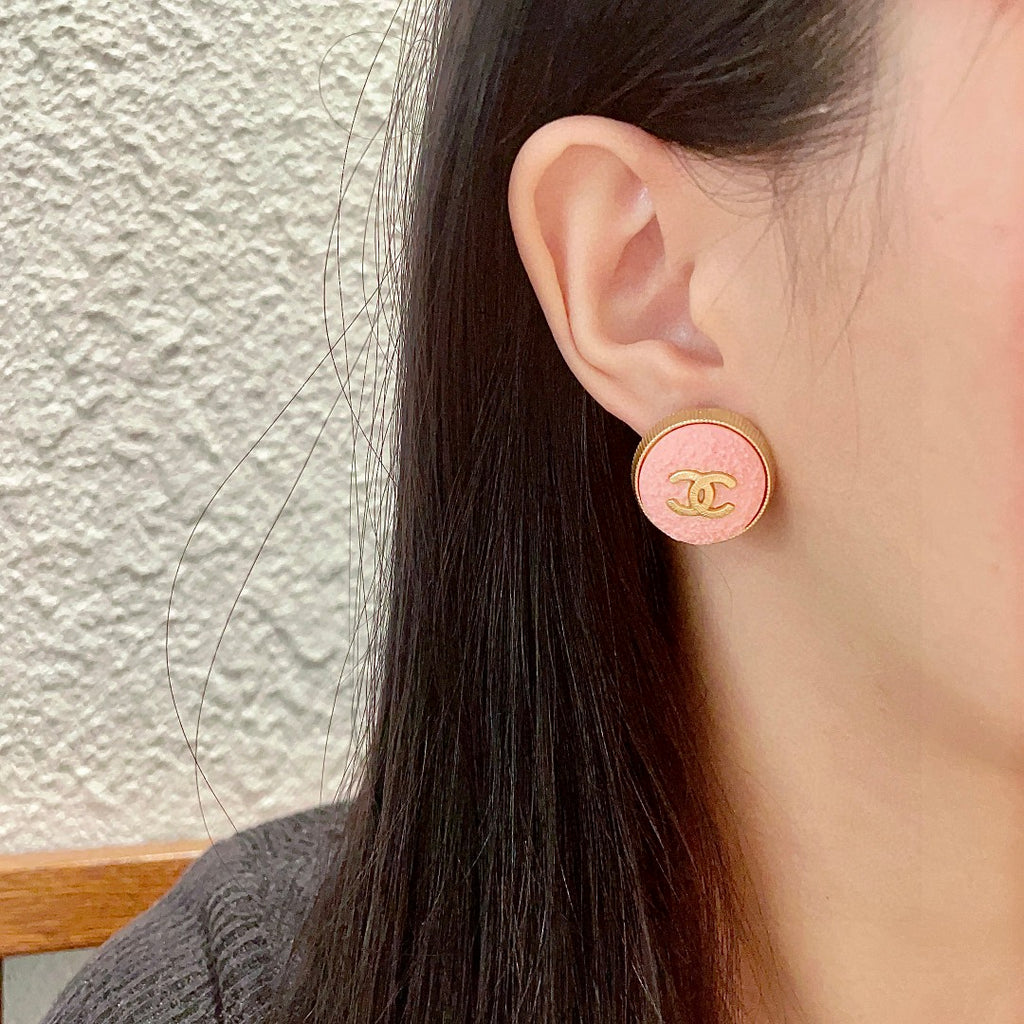 Chanel Interlocking C Stud Earrings - album image 3