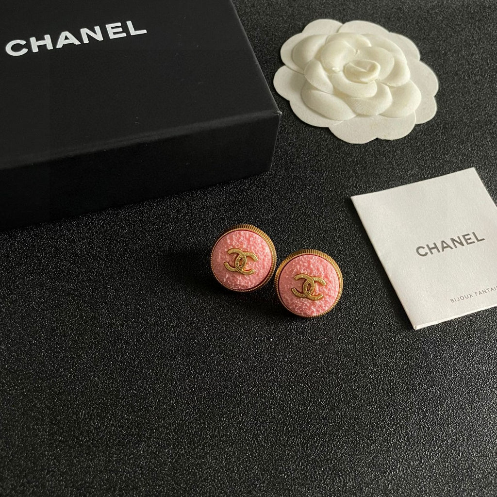 Chanel Interlocking C Stud Earrings - album image 6