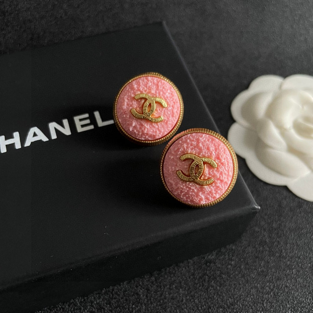 Chanel Interlocking C Stud Earrings - album image 9