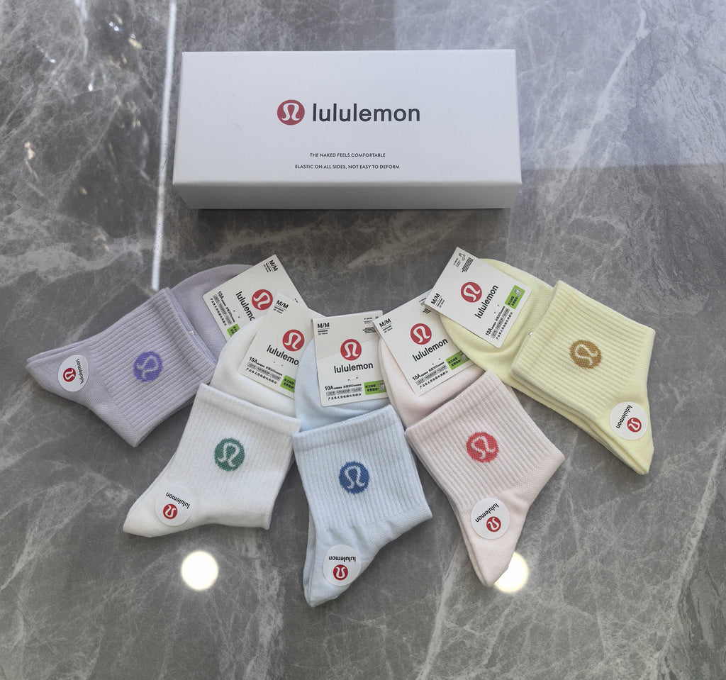 Lululemon pastel mesh short cuff ankle socks - view 5