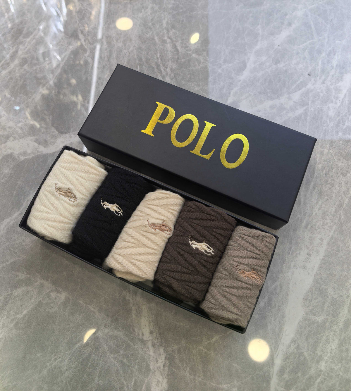Polo Ralph Lauren neutral cable pony socks, image 6