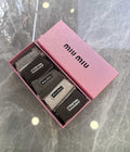 Miu Miu earth tone framed logo socks, image 1
