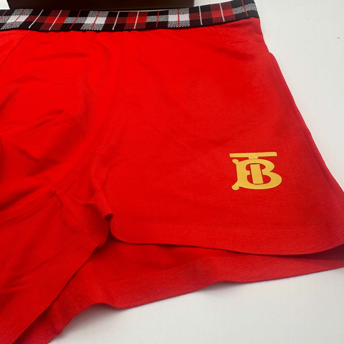 Burberry red check waist tb boxer briefs - view 6