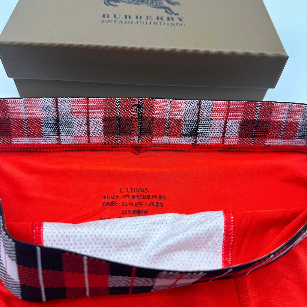 Burberry red check waist tb boxer briefs - view 5