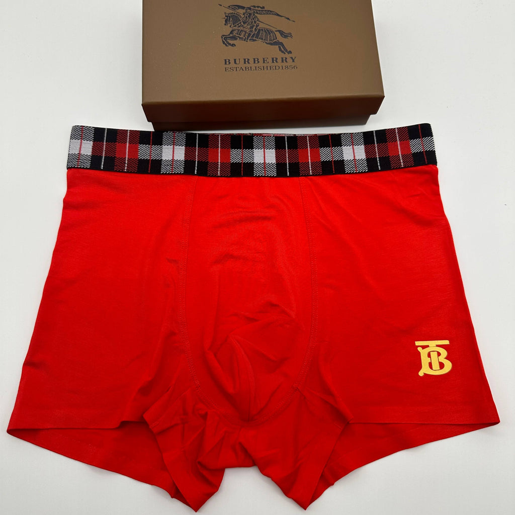 Burberry red check waist tb boxer briefs - view 4