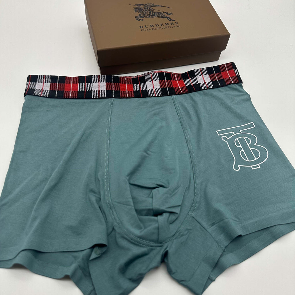 Burberry red check outline tb boxer briefs - view 4