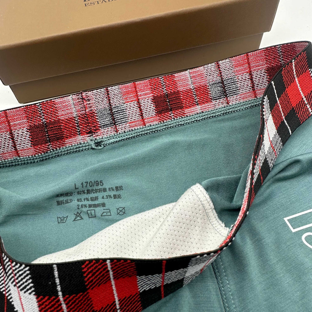 Burberry red check outline tb boxer briefs - view 5