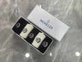 Moncler contrast round crest crew socks - view 1