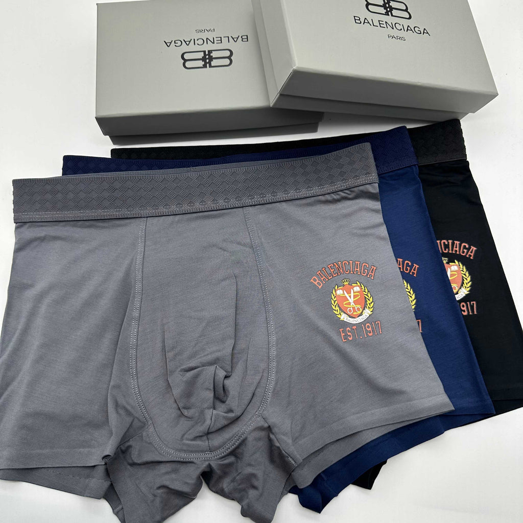 Balenciaga heraldic crest boxer briefs - view 1