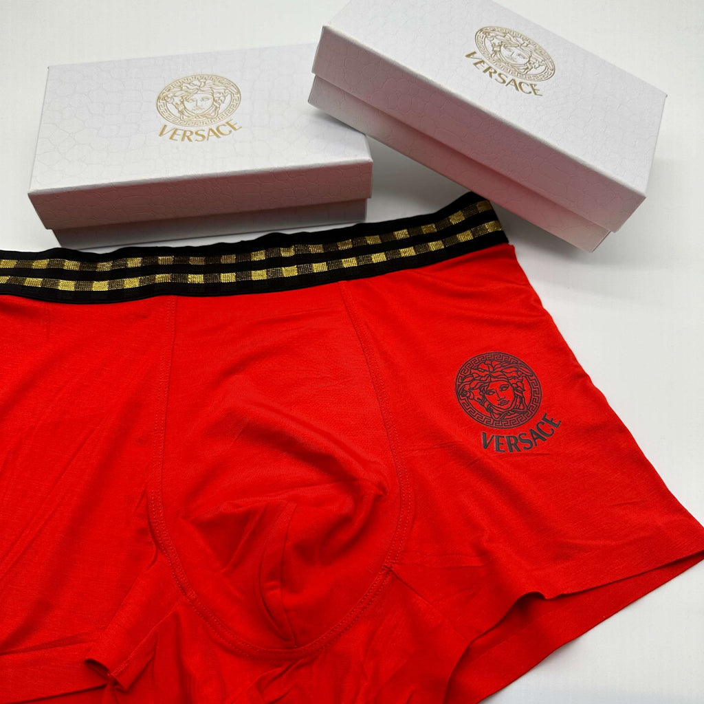 Versace black medusa stripe boxer briefs - view 4