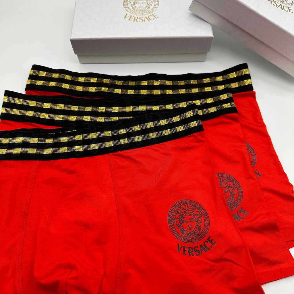 Versace black medusa stripe boxer briefs - view 5