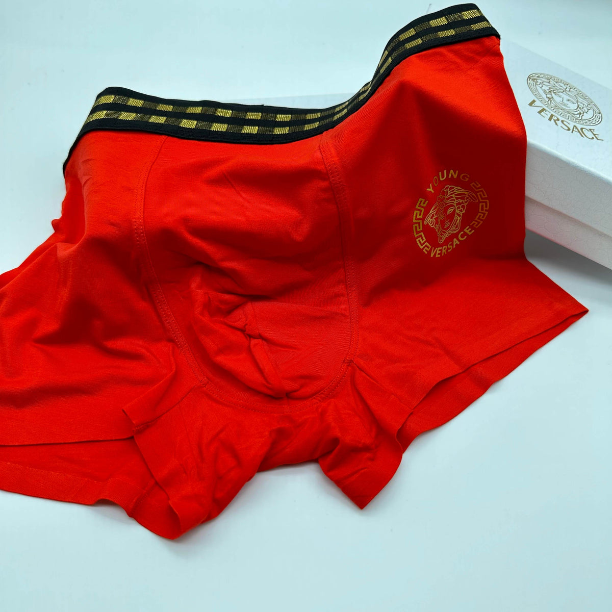 Versace gold stripe waist boxer briefs - view 2