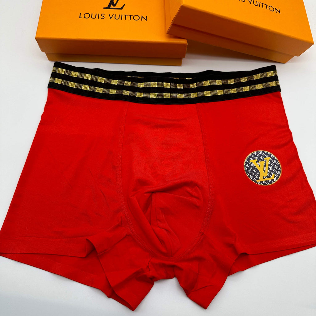 Louis Vuitton red medallion logo trunks, image 4