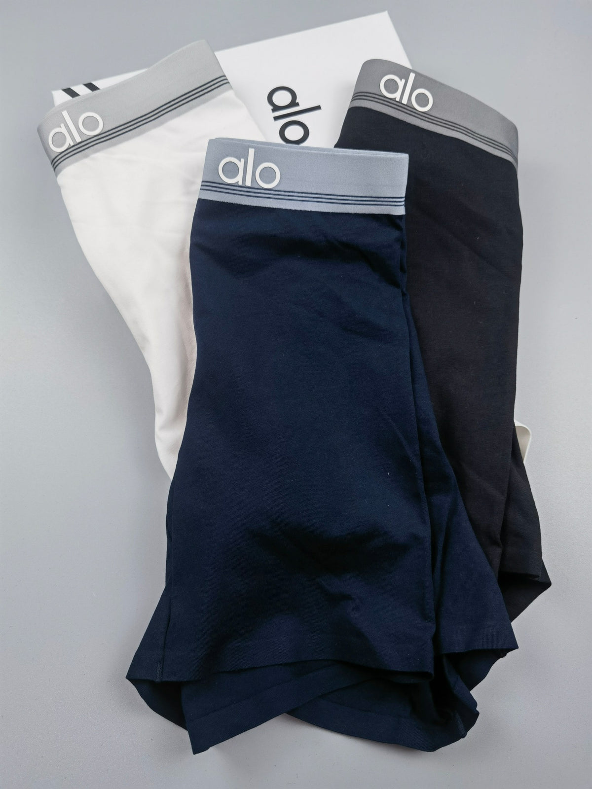ALO Men's Underwear with Outlined Logo Waistbands - 3-Pack - image 2