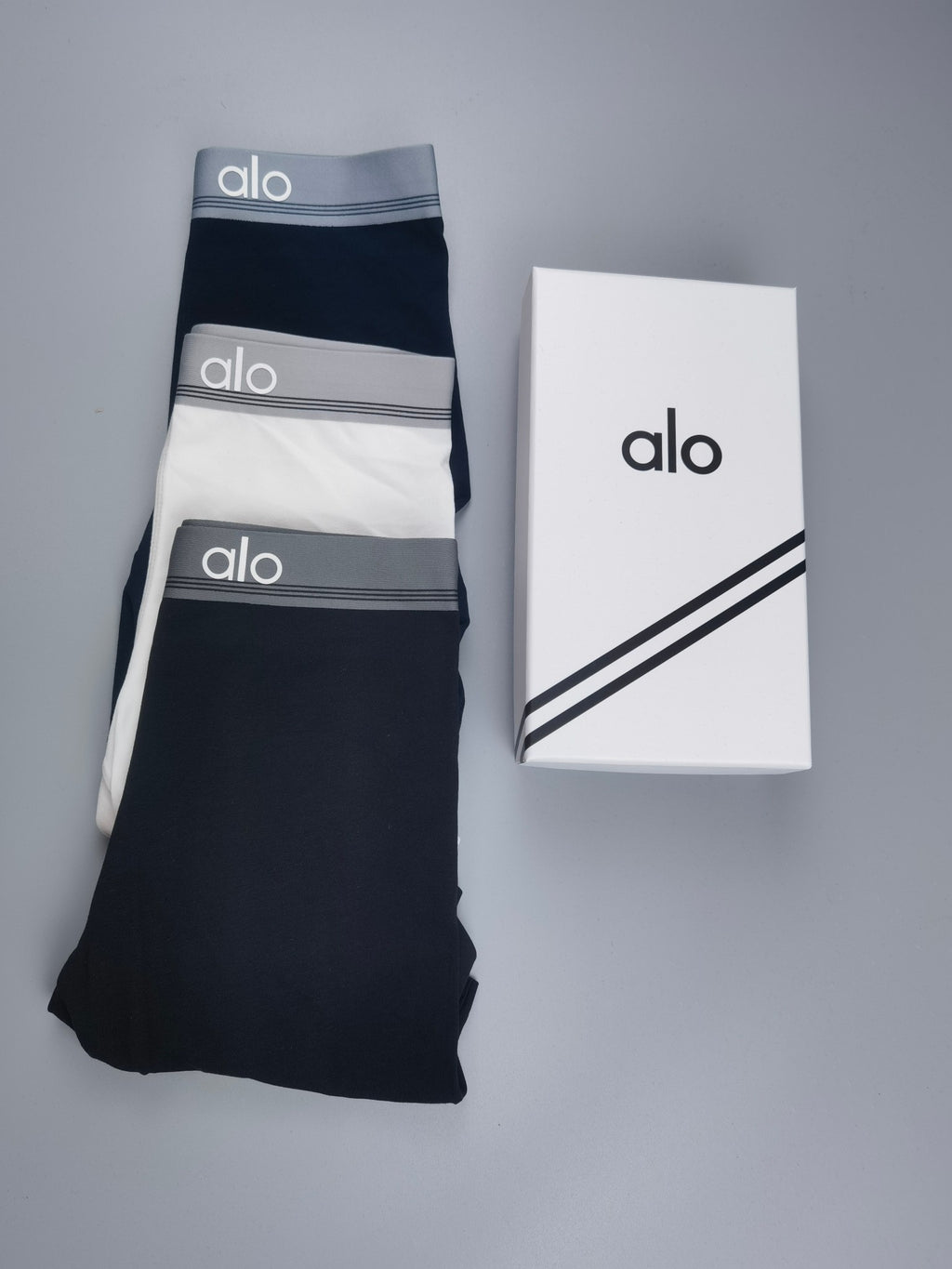 ALO Men's Underwear with Outlined Logo Waistbands - 3-Pack - image 7