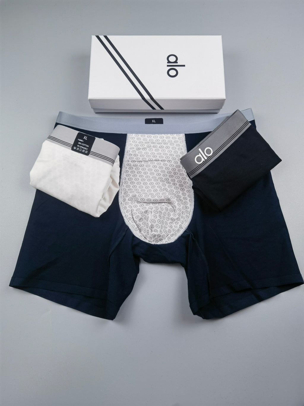 ALO Men's Underwear with Outlined Logo Waistbands - 3-Pack - image 6